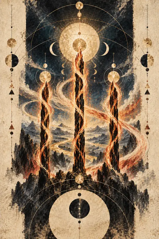 Three of Wands — Dream Logic Tarot